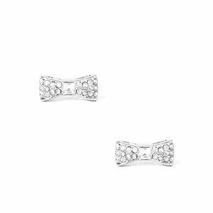 Katespade- Bow Studs Earrings (Silver)